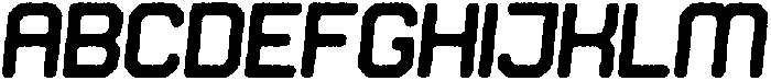Soldier Circular Rough Italic otf (400) Font UPPERCASE