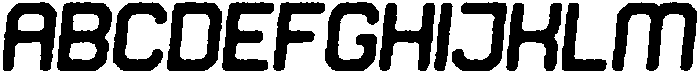 Soldier Circular Worn Italic otf (400) Font UPPERCASE