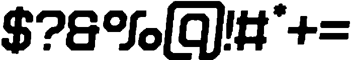 Soldier Gritty Italic otf (400) Font OTHER CHARS