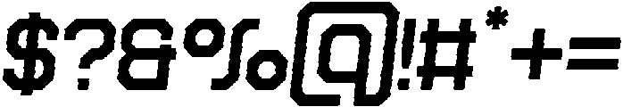 Soldier Inline Italic otf (400) Font OTHER CHARS