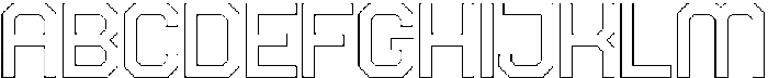 Soldier Outline otf (400) Font UPPERCASE