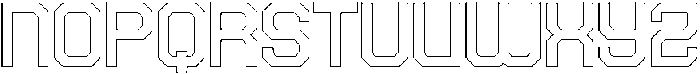 Soldier Outline otf (400) Font LOWERCASE