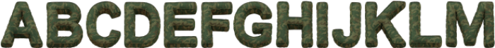 Soldier Regular otf (400) Font UPPERCASE