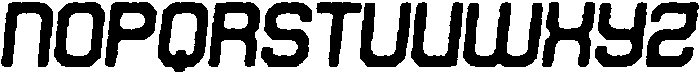 Soldier Rounded Edgy Italic otf (400) Font UPPERCASE