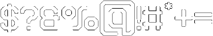 Soldier Rounded Outline otf (400) Font OTHER CHARS