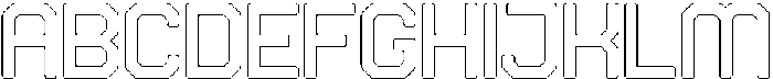 Soldier Rounded Outline otf (400) Font