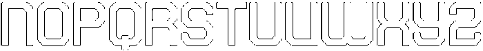 Soldier Rounded Outline otf (400) Font UPPERCASE