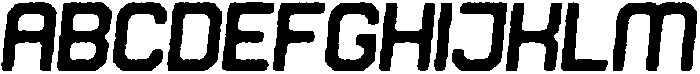 Soldier Rounded Worn Italic otf (400) Font