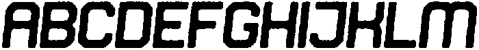 Soldier Rusty Italic otf (400) Font UPPERCASE