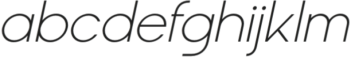 Solen ExtraLight Italic otf (200) Font LOWERCASE