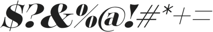 Solena Pro Black italic otf (900) Font OTHER CHARS