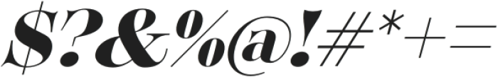 Solena Pro ExtraBold italic otf (700) Font OTHER CHARS