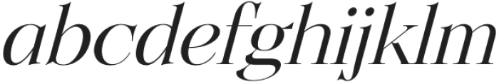 Solena Pro Light italic otf (300) Font LOWERCASE