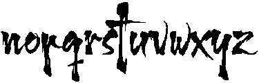 Solid otf (400) Font LOWERCASE