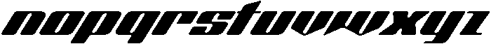 Solid otf (400) Font LOWERCASE
