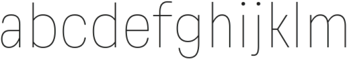 Soliden Thin Condensed ttf (100) Font LOWERCASE