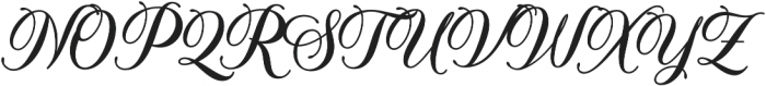 Solistaria Script Regular otf (400) Font UPPERCASE