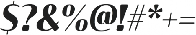 Solitas Contrast Ext Bold Italic otf (700) Font OTHER CHARS