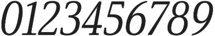 Solitas Serif Cond Regular It otf (400) Font OTHER CHARS