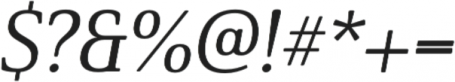 Solitas Serif Ext Medium It otf (500) Font OTHER CHARS