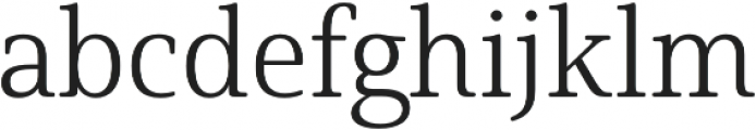Solitas Serif Norm Light otf (300) Font LOWERCASE