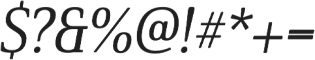 Solitas Serif Norm Medium It otf (500) Font OTHER CHARS