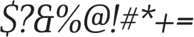 Solitas Serif Norm Regular It otf (400) Font OTHER CHARS