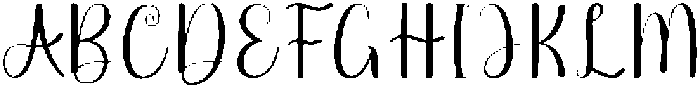 Solitude Regular otf (400) Font UPPERCASE