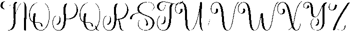 Solitude Regular otf (400) Font UPPERCASE