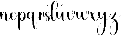 Solitude Regular otf (400) Font LOWERCASE
