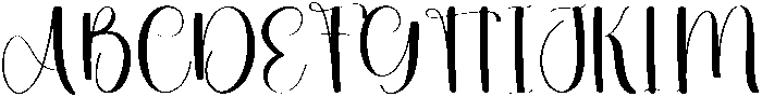 Solitude Regular otf (400) Font UPPERCASE