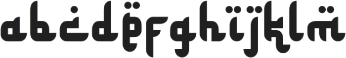 Solligh Regular ttf (400) Font LOWERCASE