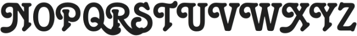 Solloqui Regular otf (400) Font UPPERCASE