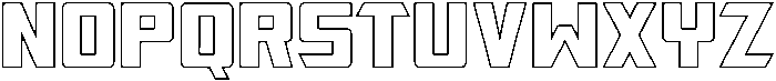 Soltz Outline Outline ttf (400) Font UPPERCASE