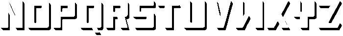 Soltz Shadow Shadow ttf (400) Font UPPERCASE