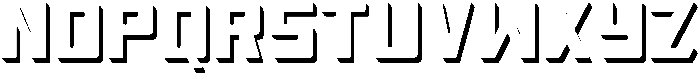 Soltz Shadow Shadow ttf (400) Font LOWERCASE