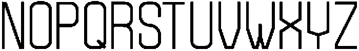 Solvane Regular otf (400) Font UPPERCASE