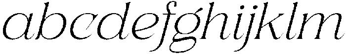 Solvea Extra Light Italic otf (200) FONT