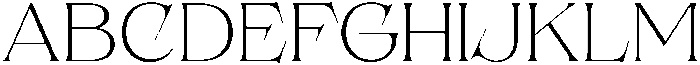 Solvea Extra Light otf (200) Font UPPERCASE