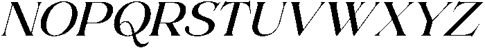 Solvea Medium Italic otf (500) Font UPPERCASE