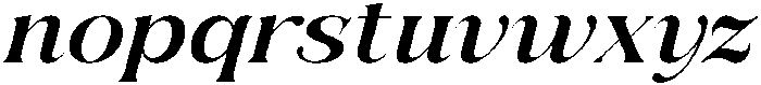 Solvea Semi Bold Italic otf (600) Font LOWERCASE