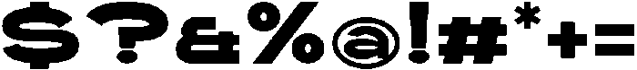 Solvetica Bold otf (700) Font OTHER CHARS