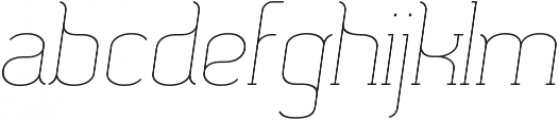 SomaSlab Light Slanted otf (300) Font LOWERCASE