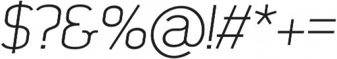SomaSlab Medium Slanted otf (500) Font OTHER CHARS