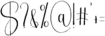Somebody Regular otf (400) Font OTHER CHARS