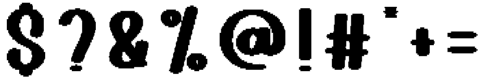 Somebody Regular otf (400) Font OTHER CHARS