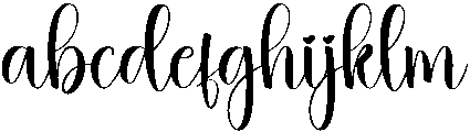 Someday Regular otf (400) Font LOWERCASE