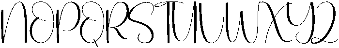 Someday Regular otf (400) Font UPPERCASE