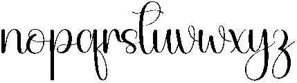 Someday Regular otf (400) Font LOWERCASE