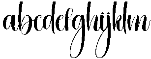 Someday Regular otf (400) Font LOWERCASE